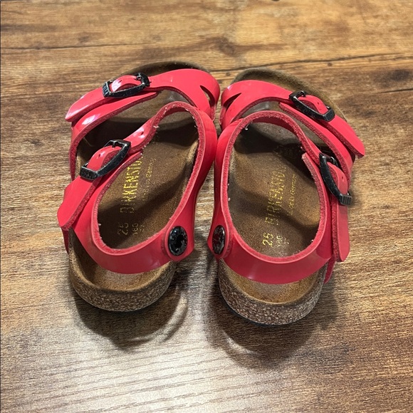 Birkenstock Kids Rio Pink Sandals Size 25 - Picture 4 of 4